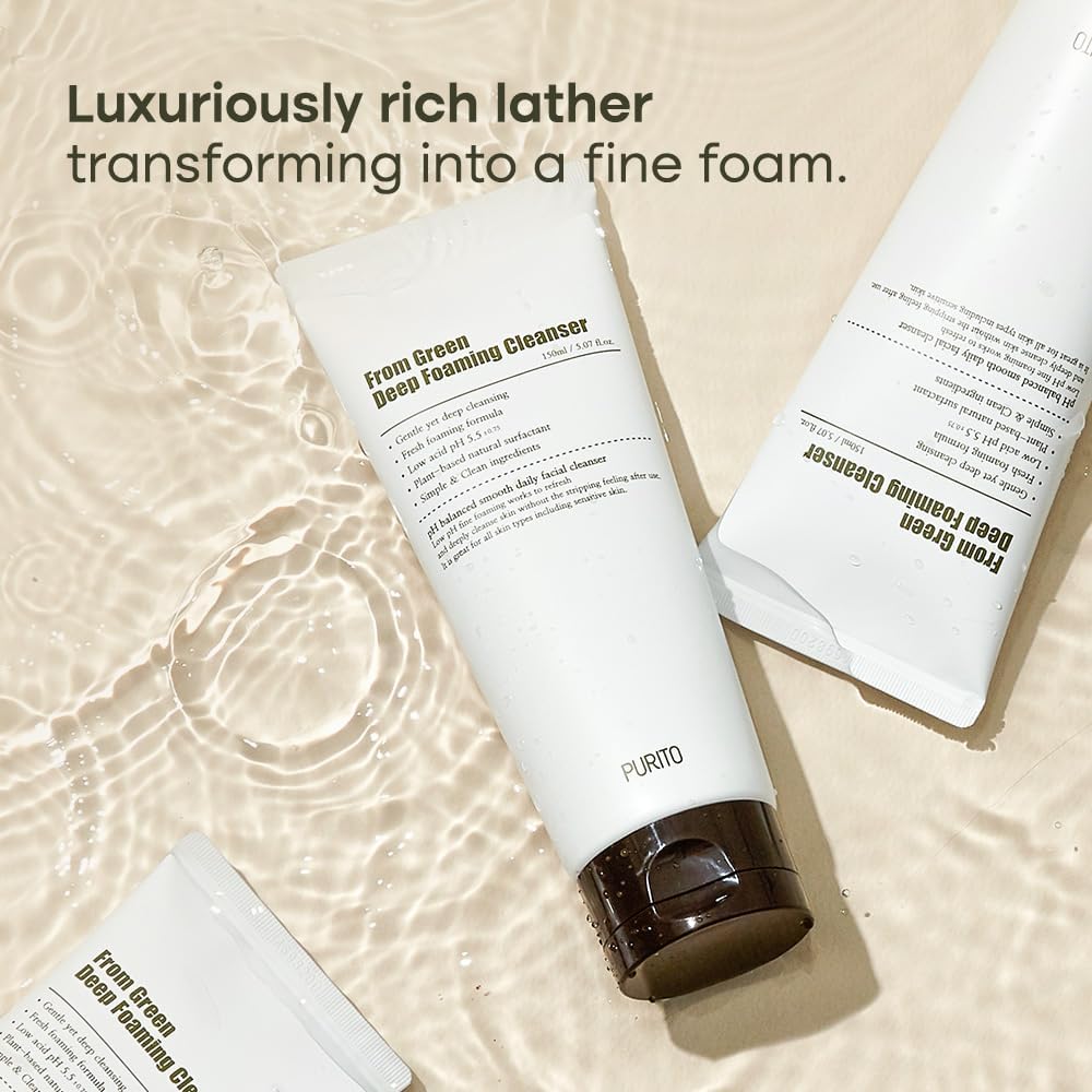 PURITO | From Green Deep Foaming Cleanser - 200ml