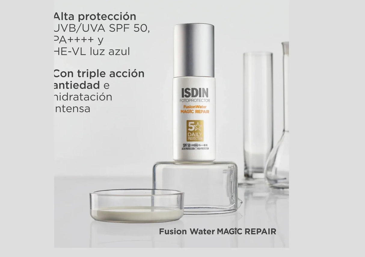 ISDIN | Fusion Water MAGIC Repair SPF 50 - 50ml - InternationalCosmetic