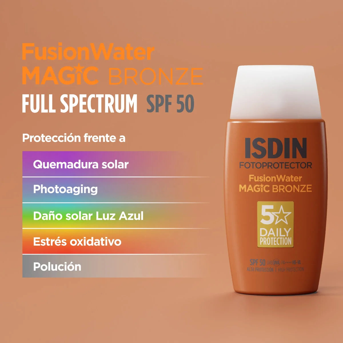 ISDIN | Fusion Water MAGIC Bronze SPF 50 - 50ml