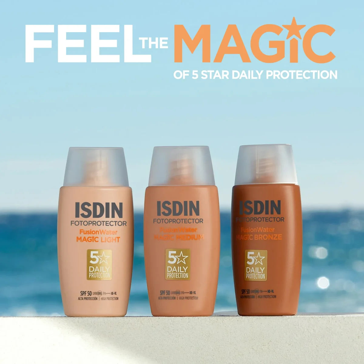 Fusion Water MAGIC Medium SPF 50