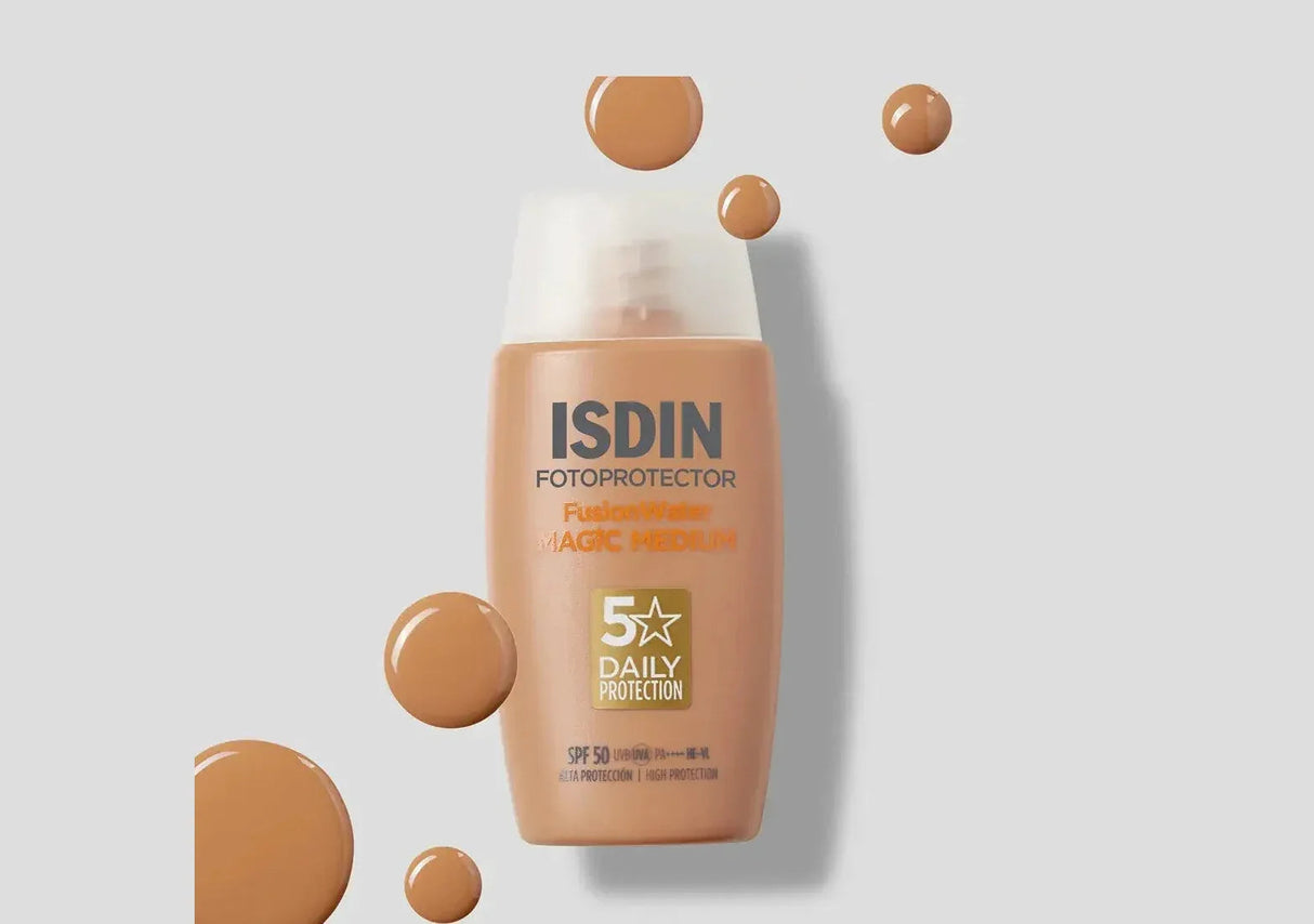 ISDIN | Fusion Water MAGIC Medium SPF 50 - 50ml - InternationalCosmetic