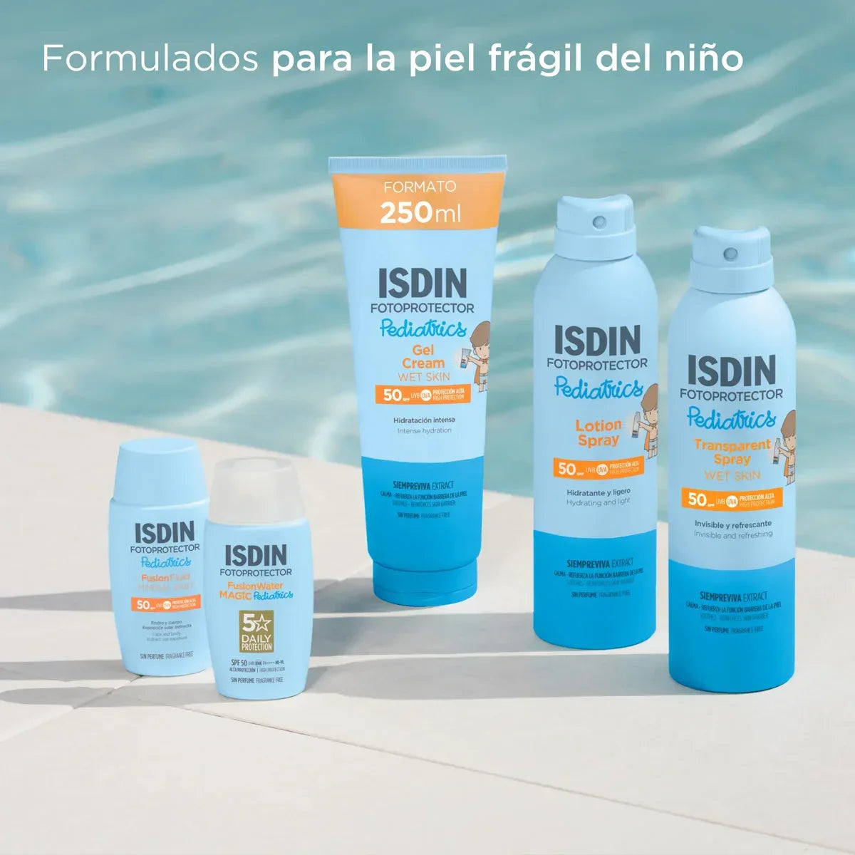 ISDIN | Fusion Water MAGIC Pediatrics SPF 50 - 50ml - InternationalCosmetic