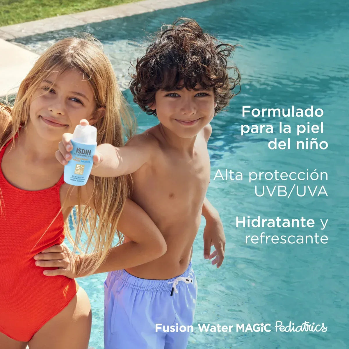 ISDIN | Fusion Water MAGIC Pediatrics SPF 50 - 50ml - InternationalCosmetic