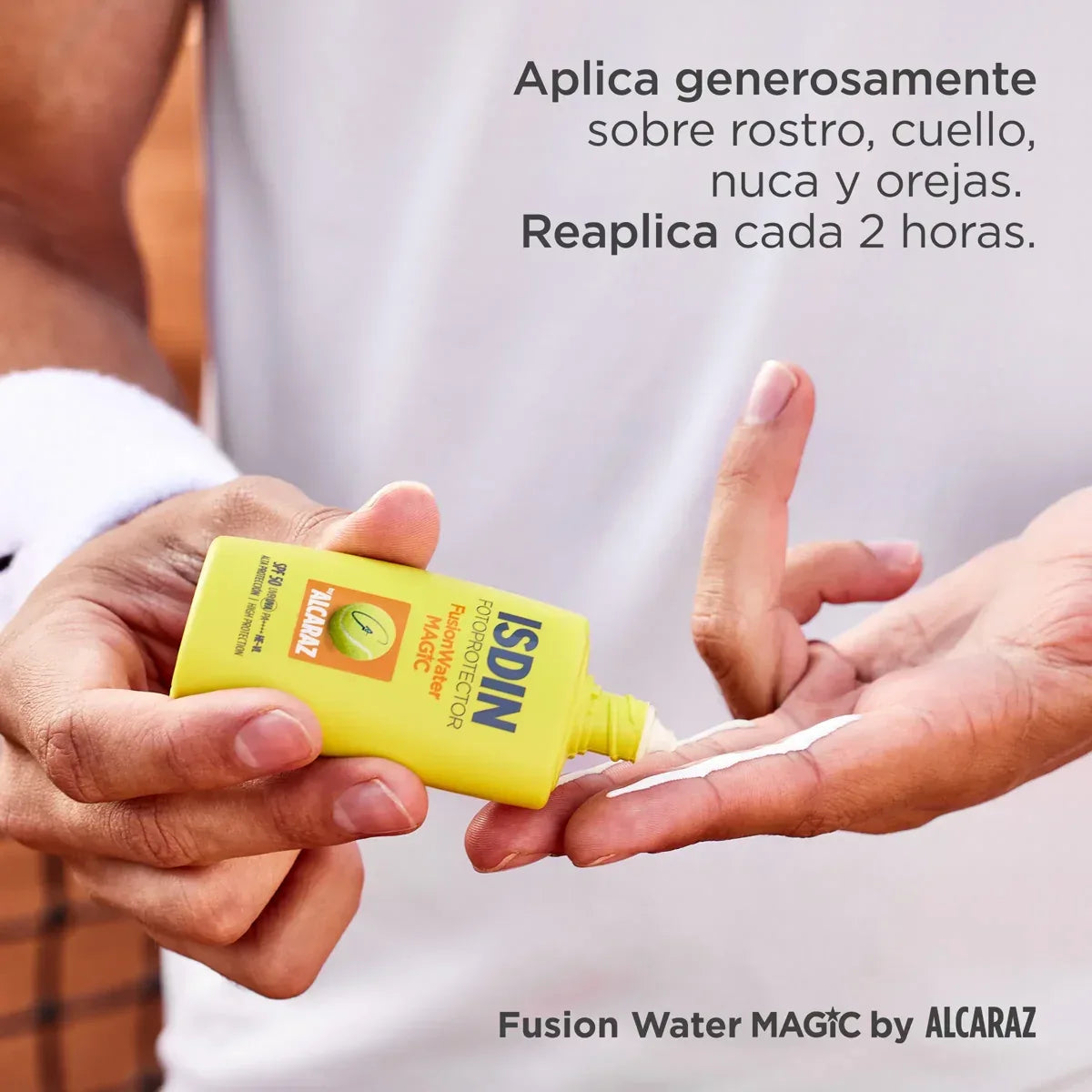ISDIN | Fusion Water MAGIC by Alcaraz SPF 50 - 50ml - InternationalCosmetic