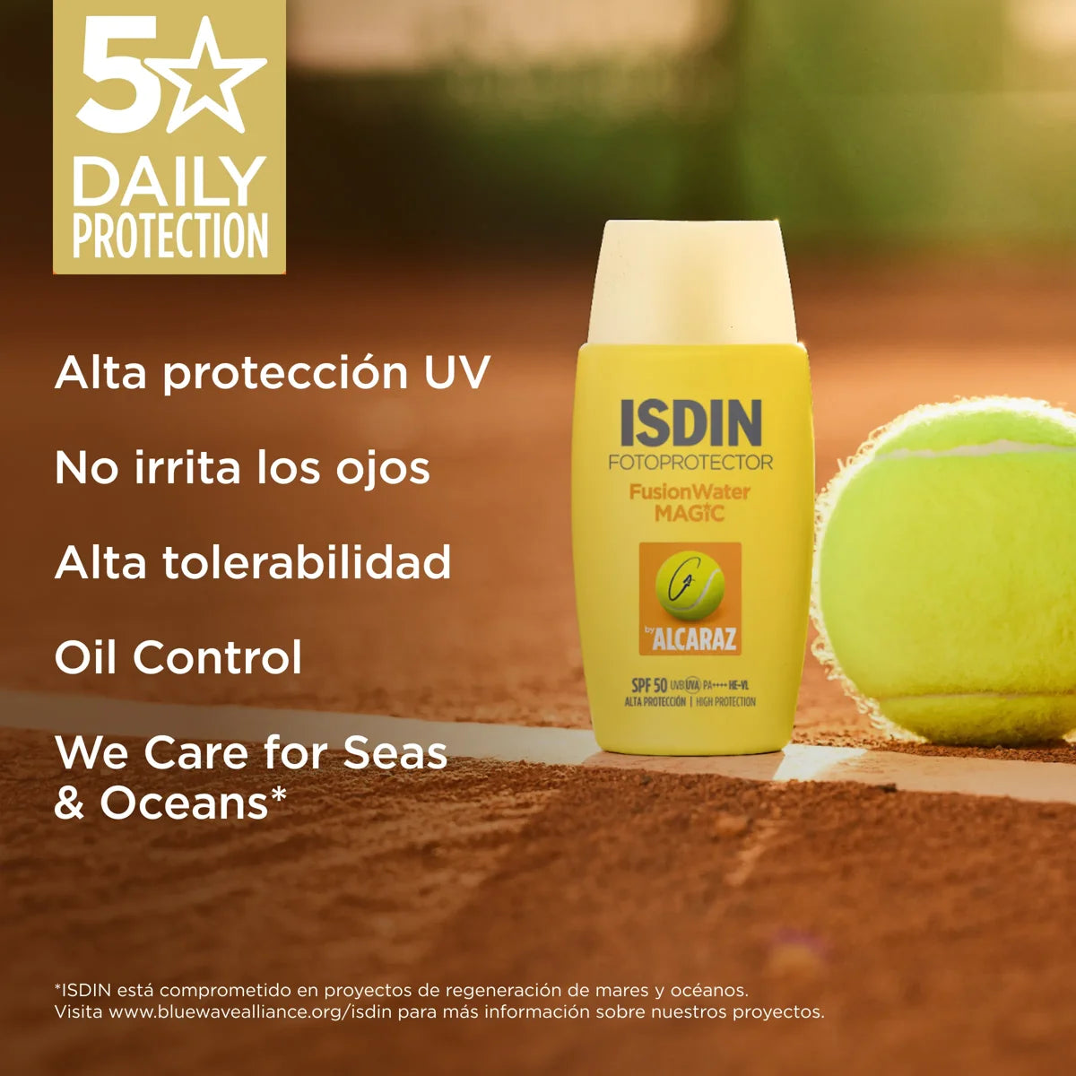 ISDIN | Fusion Water MAGIC by Alcaraz SPF 50 - 50ml
