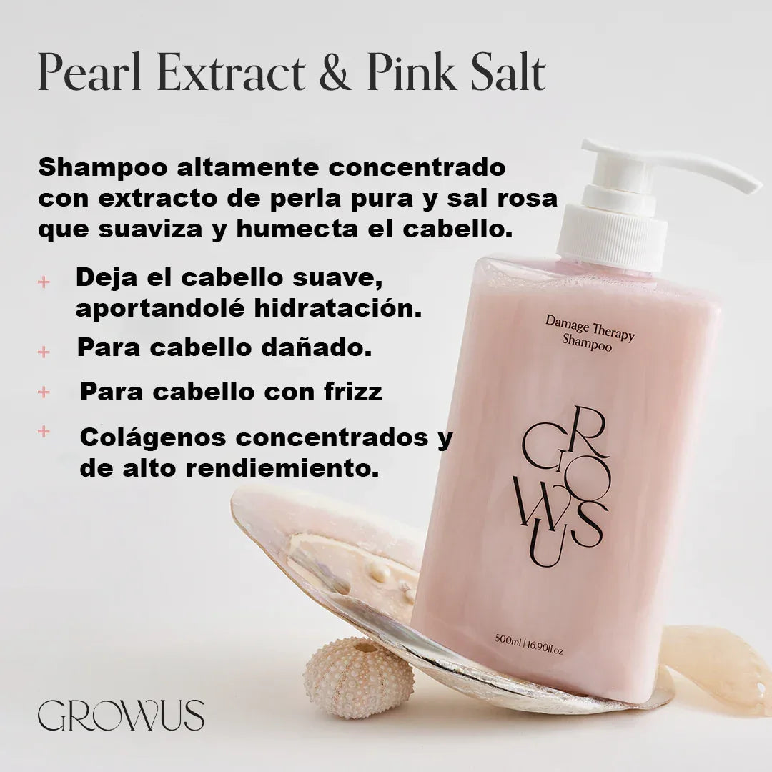 GROWUS | Damage Therapy Shampoo - 500ml - InternationalCosmetic