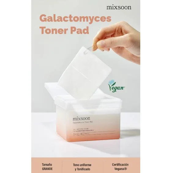 MIXSOON | Galactomyces Toner Pad - 60ud - InternationalCosmetic