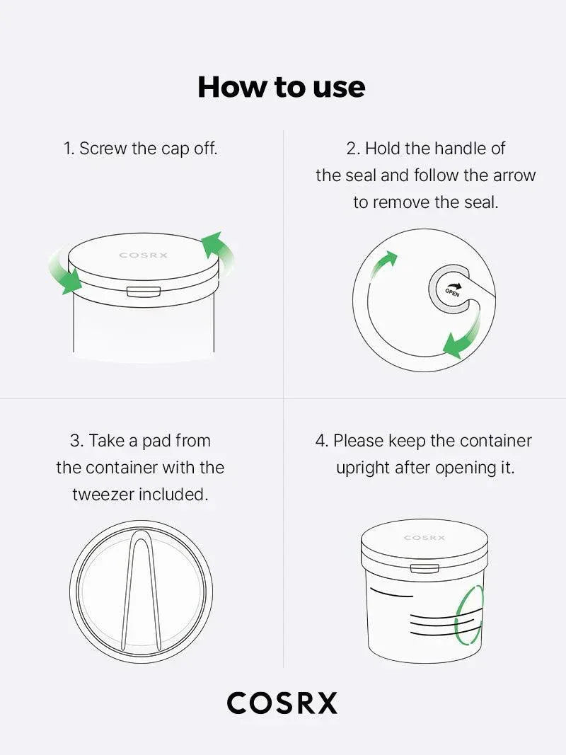COSRX | Green Calming Pad - 70ud - InternationalCosmetic