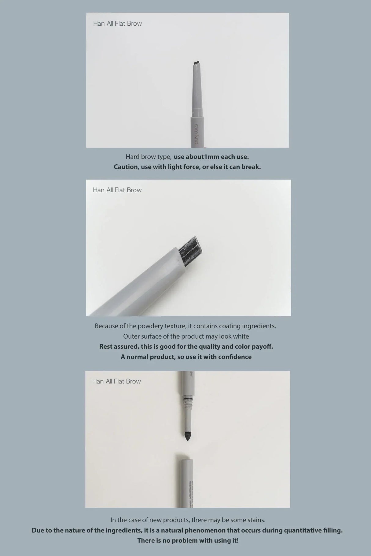 ROM&ND | Han All Flat Brow - InternationalCosmetic