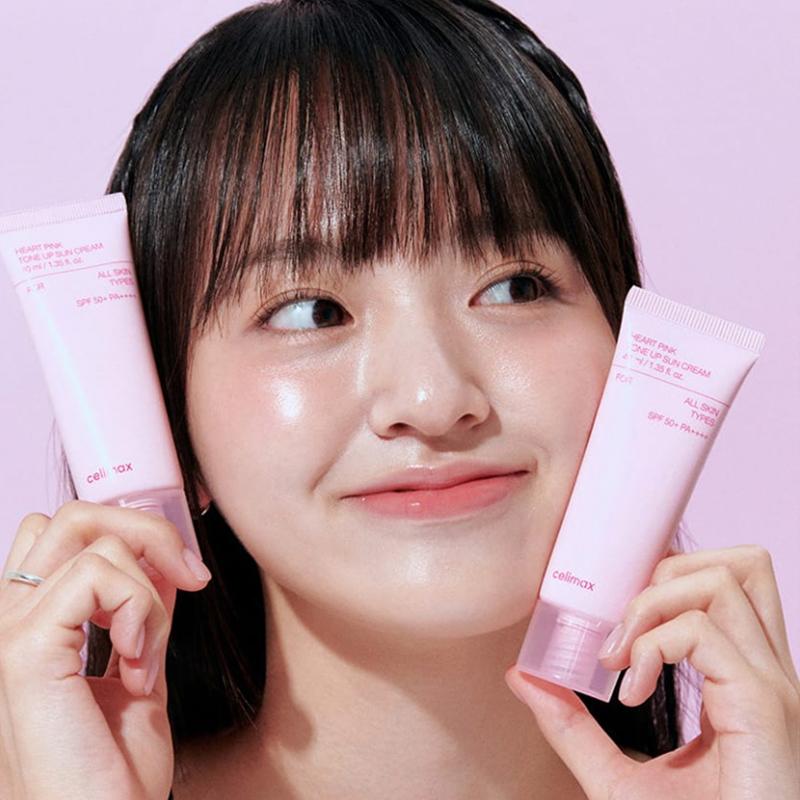 CELIMAX | Heart Pink Tone Up Sun Cream SPF50+ - 40ml