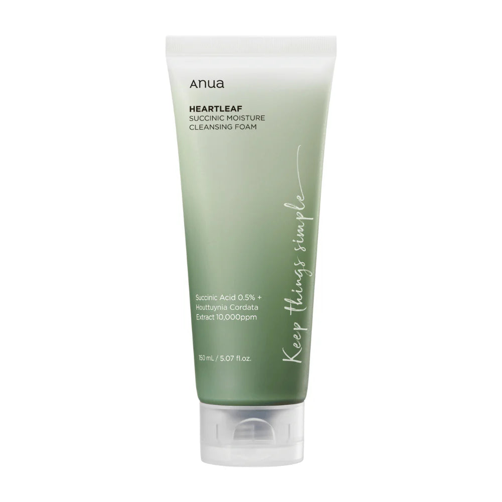 ANUA | Heartleaf Succinic Moisture Cleansing Foam - 150ml