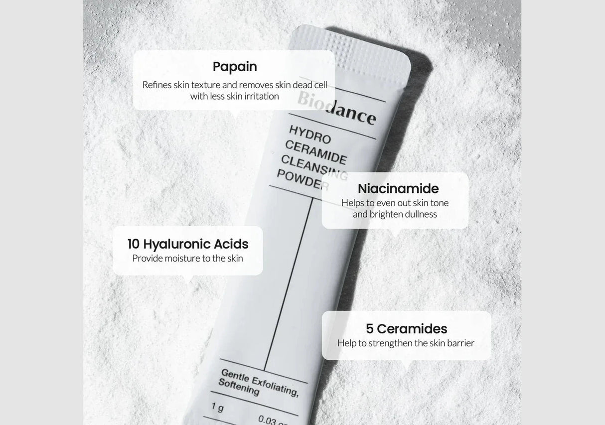 BIODANCE | Hydro Ceramide Cleansing Powder - 30ud - InternationalCosmetic