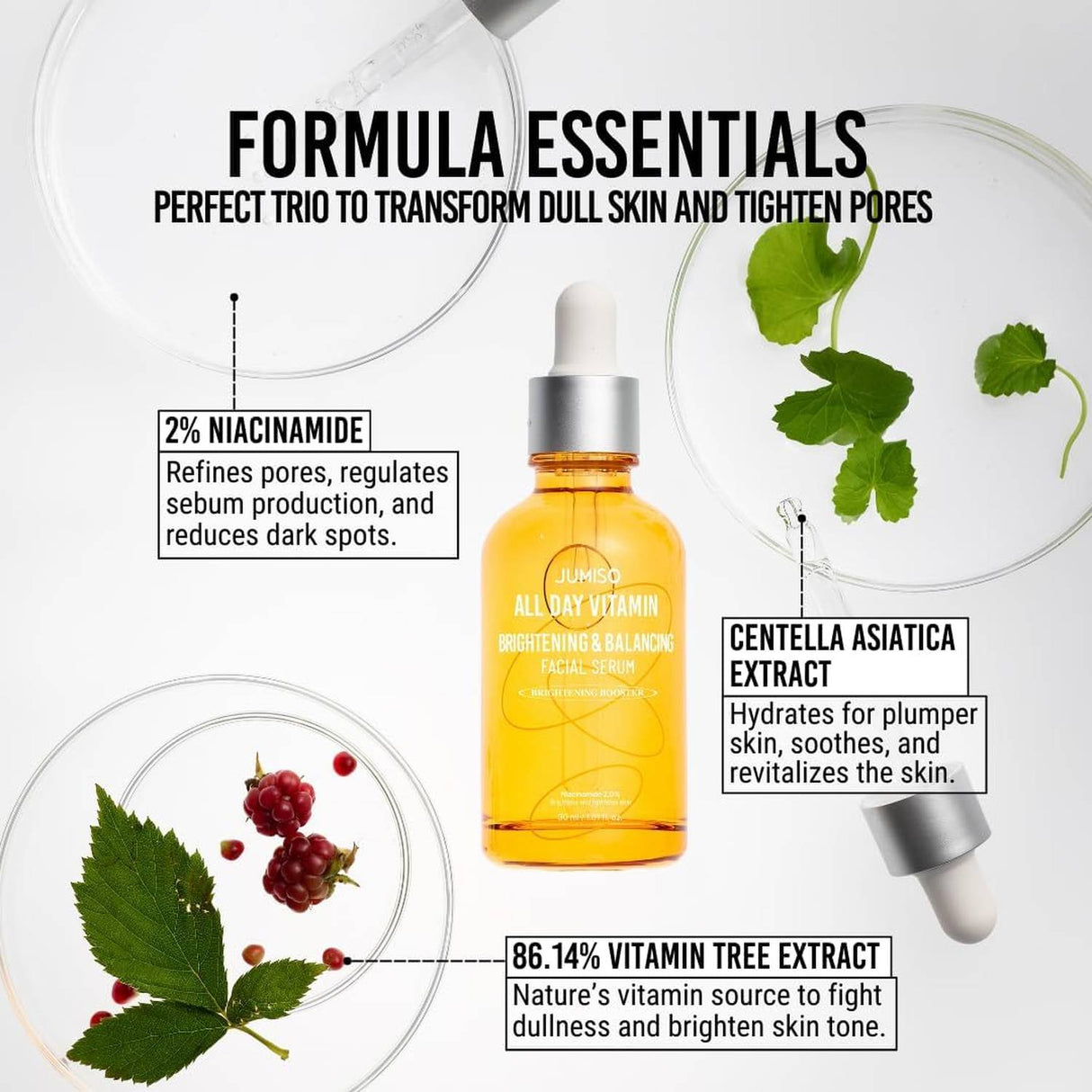 JUMISO | All Day Vitamin Brightening & Balancing Facial Serum - 50ml