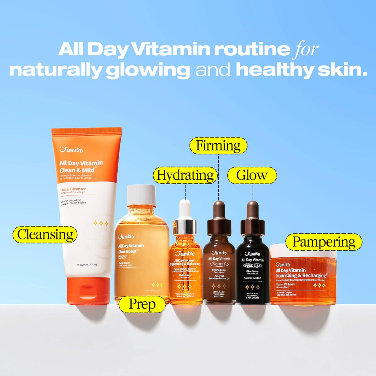 JUMISO | All Day Vitamin Clean & Mild Facial Cleanser -150ml