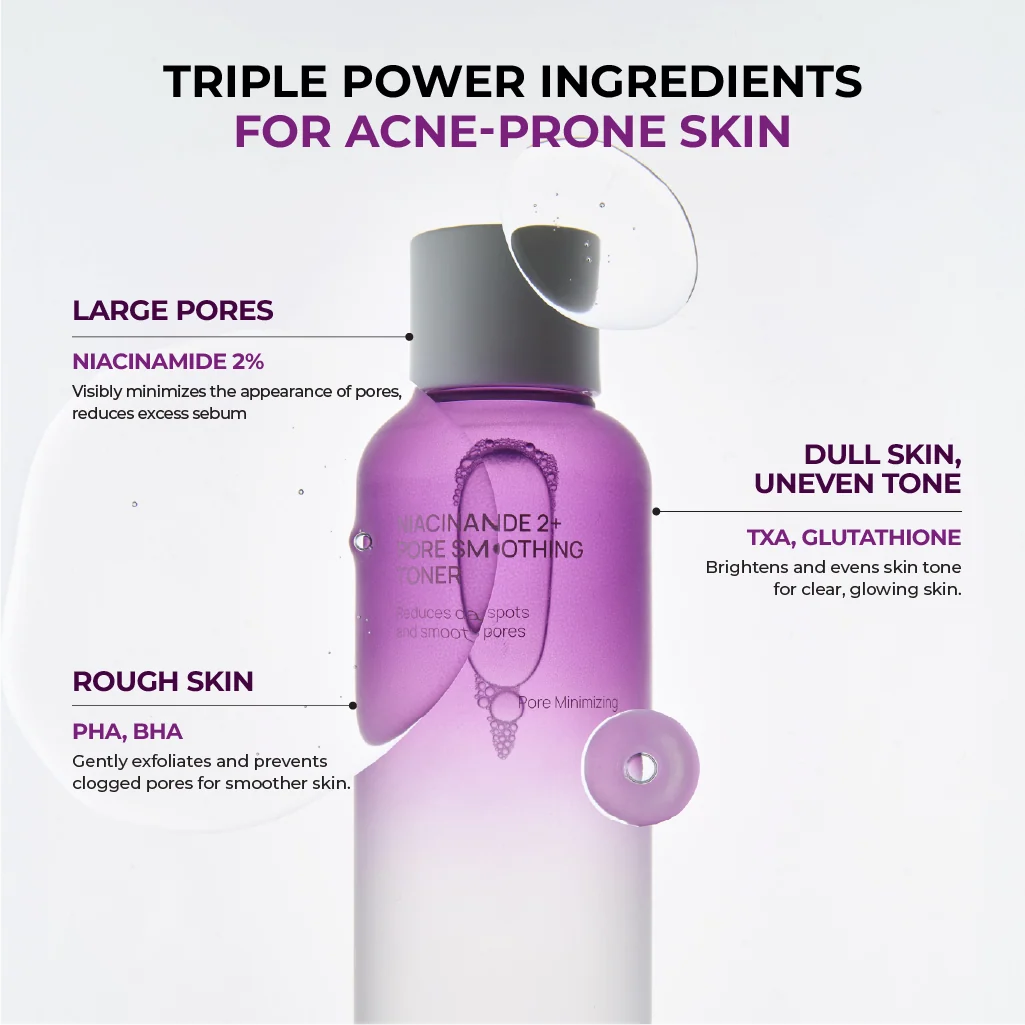 JUMISO | Niacinamide 2+ Pore Smoothing Toner - 205ml