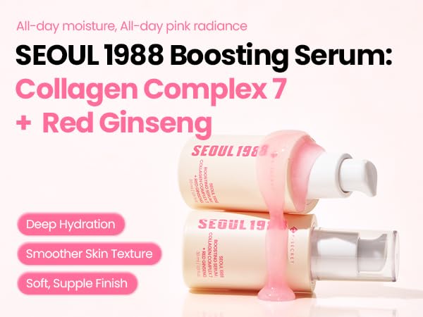 K-SECRET | Seoul 1988 Boosting Serum Collagen Complex 7 + Red Ginseng - 30ml