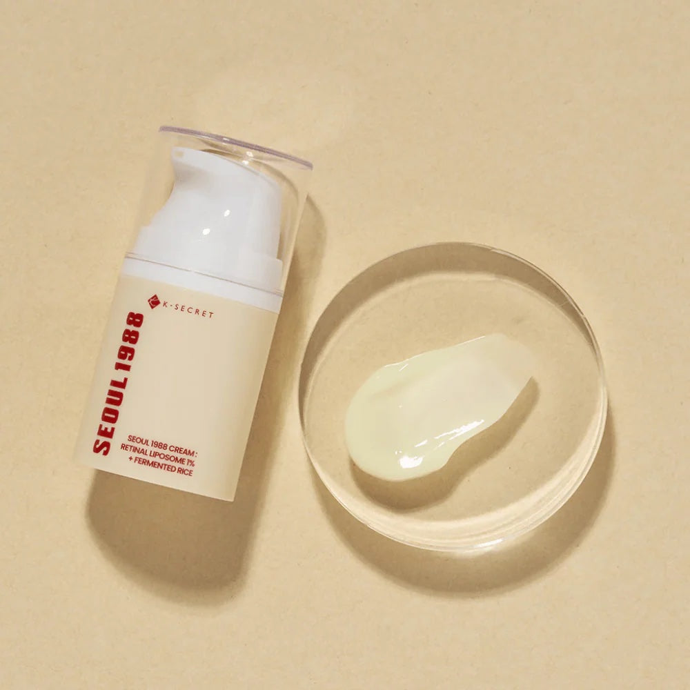 K-SECRET | Seoul 1988 Cream: Retinal Liposome 1% + Fermented Rice - 50ml