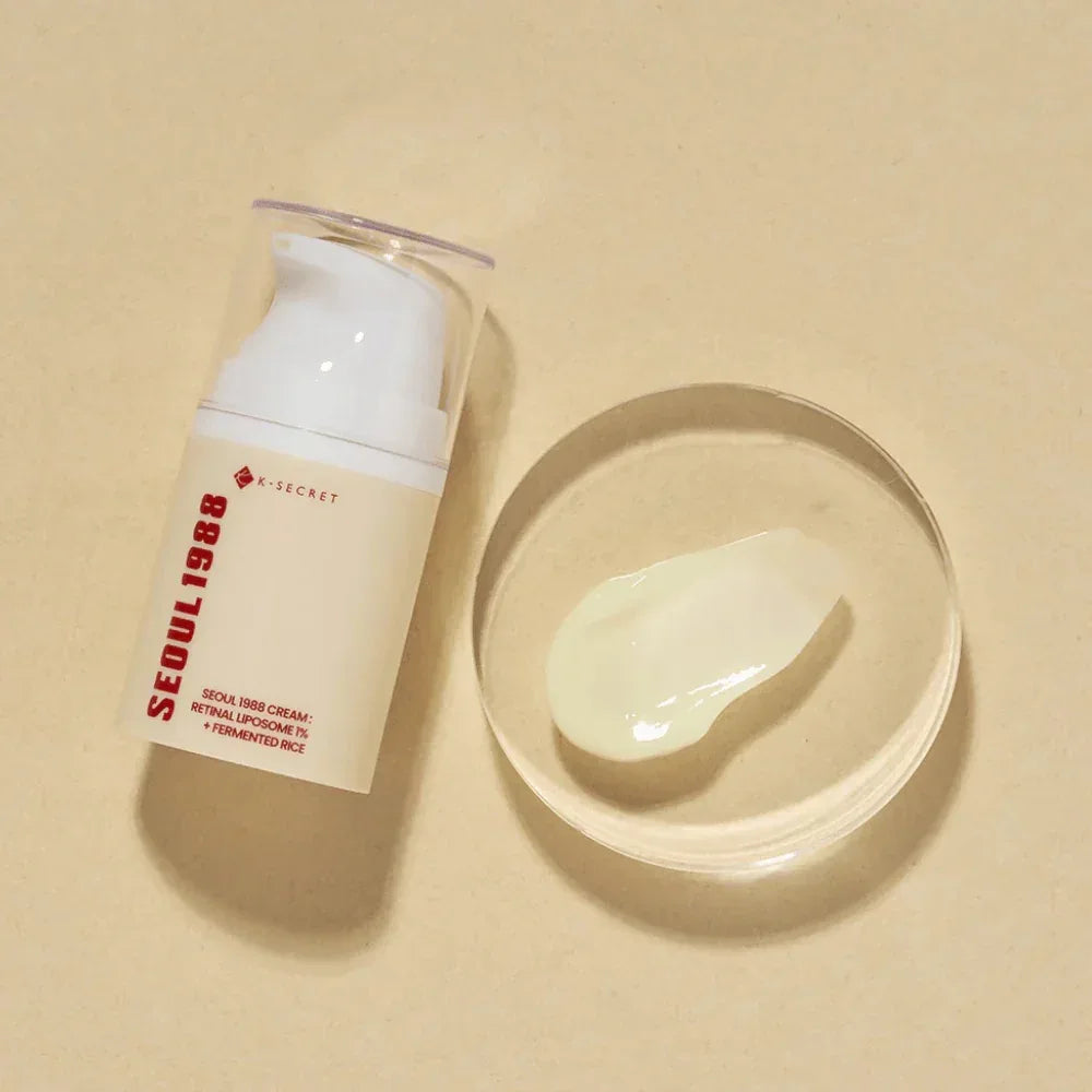 K-SECRET | Seoul 1988 Cream: Retinal Liposome 1% + Fermented Rice - 50ml - InternationalCosmetic