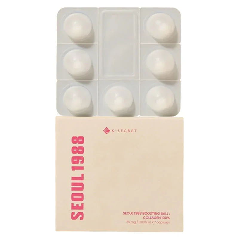 K-SECRET | Seoul 1988 Boosting Ball: Collagen 100% - 35mg - InternationalCosmetic