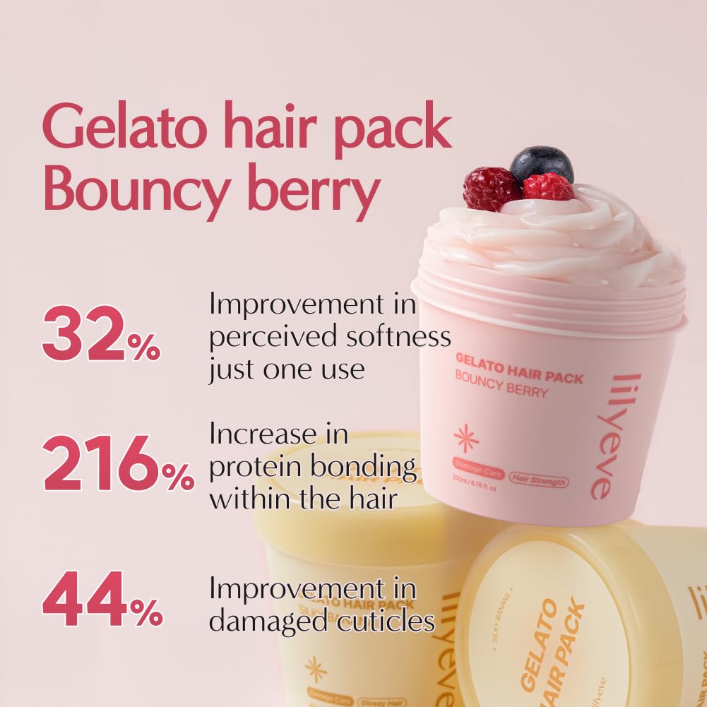 LILYEVE | Gelato Hair Pack Bouncy Berry - 200ml