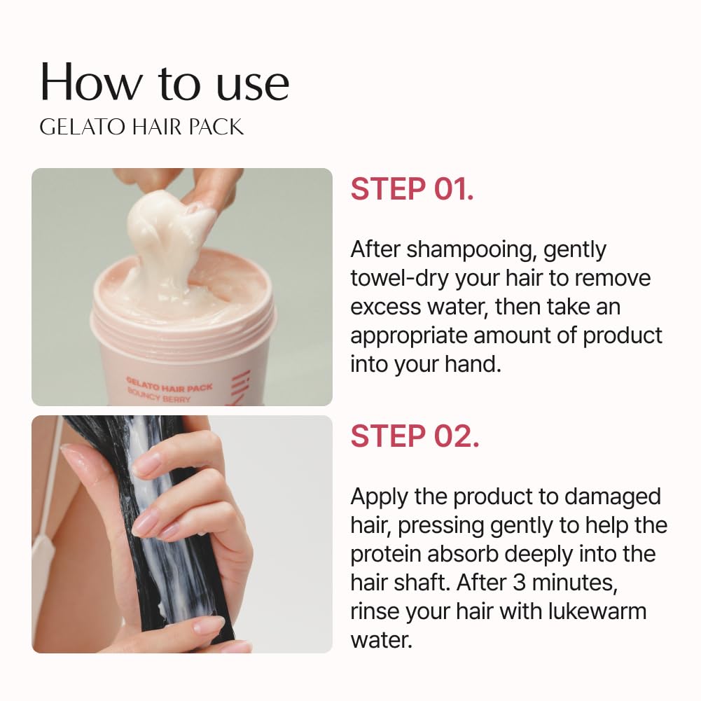 LILYEVE | Gelato Hair Pack Bouncy Berry - 200ml