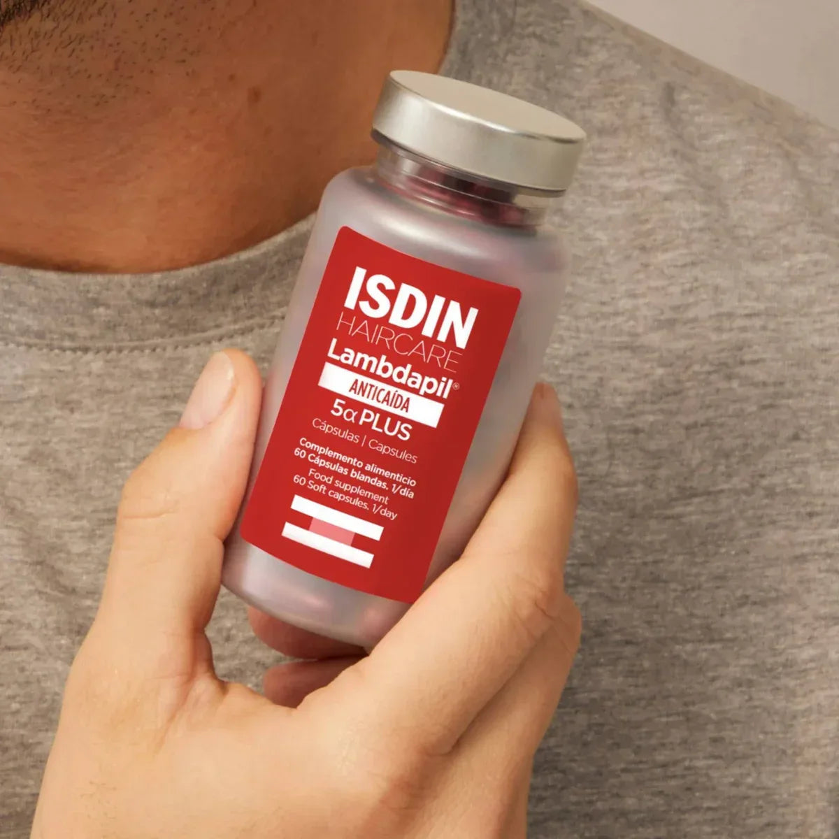 ISDIN | Lambdapil® 5𝛂 Plus Cápsulas - 60ud - InternationalCosmetic