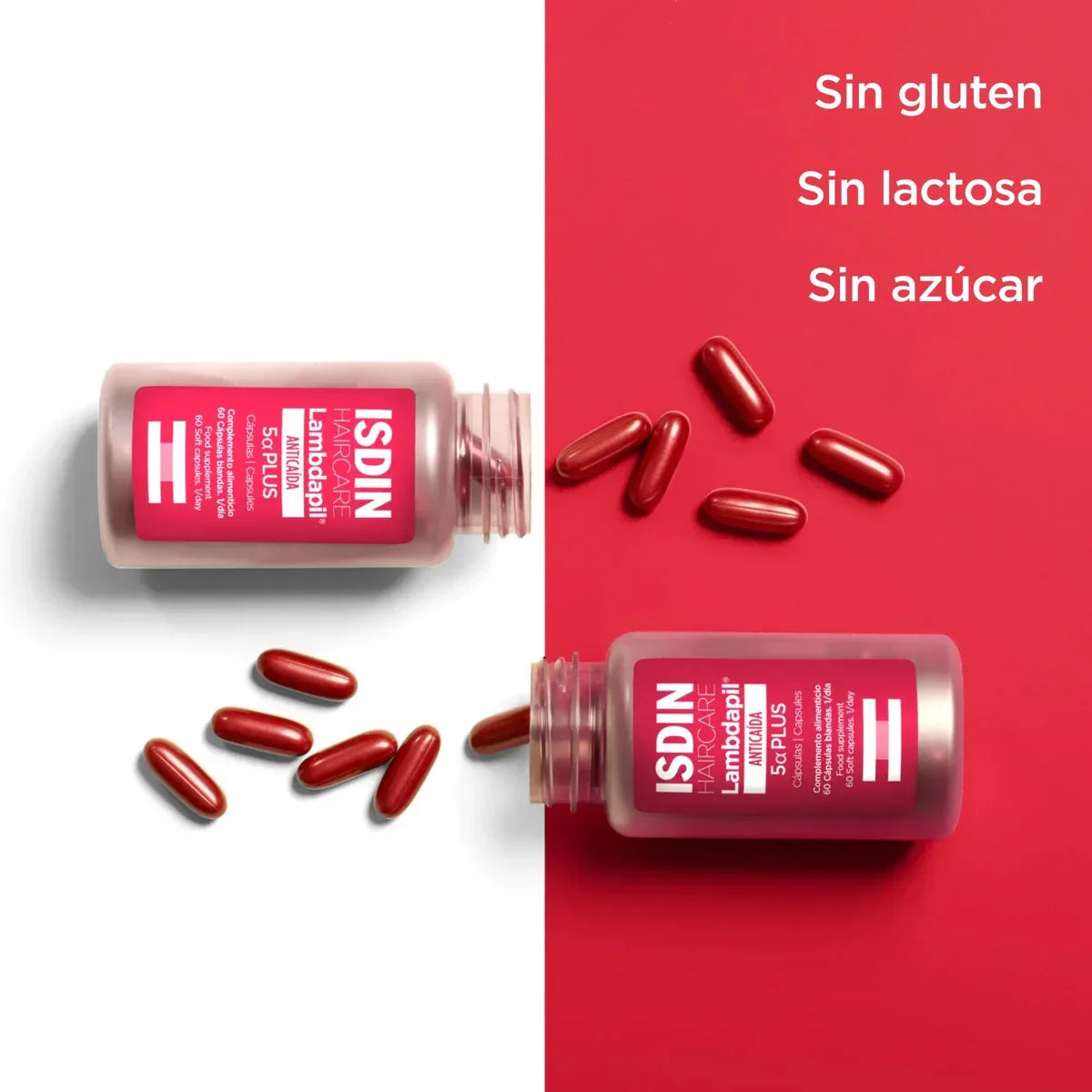 ISDIN | Lambdapil® 5𝛂 Plus Cápsulas - 60ud - InternationalCosmetic