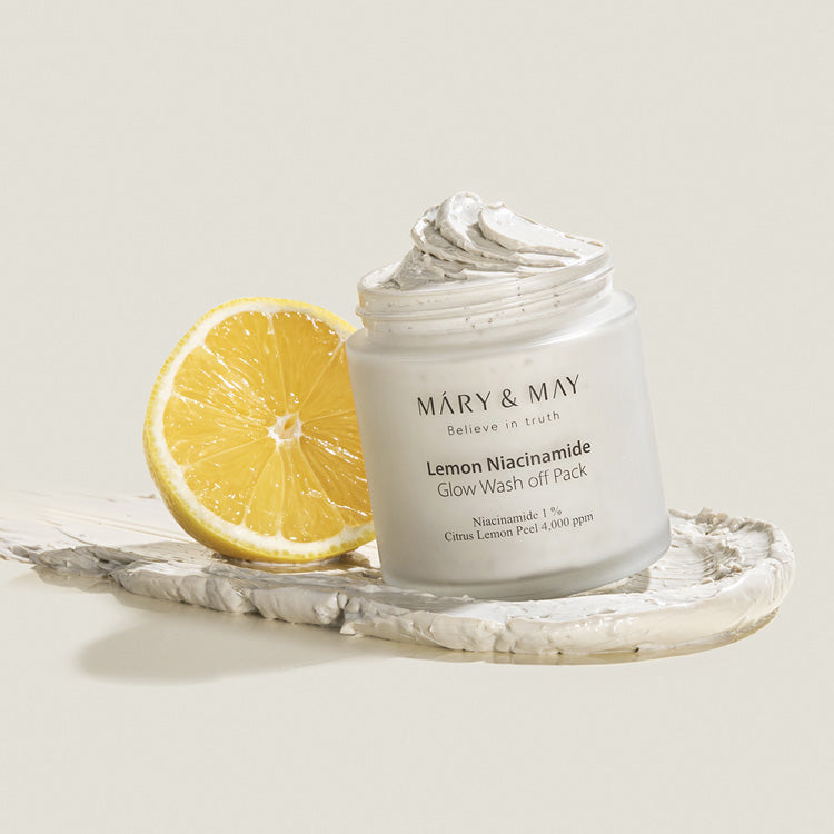 Lemon Niacinamide Glow Wash-Off Pack
