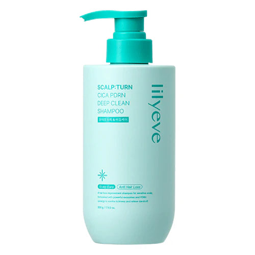 LILYEVE | Scalp: Turn Cica PDRN Deep Clean Shampoo - 500gr