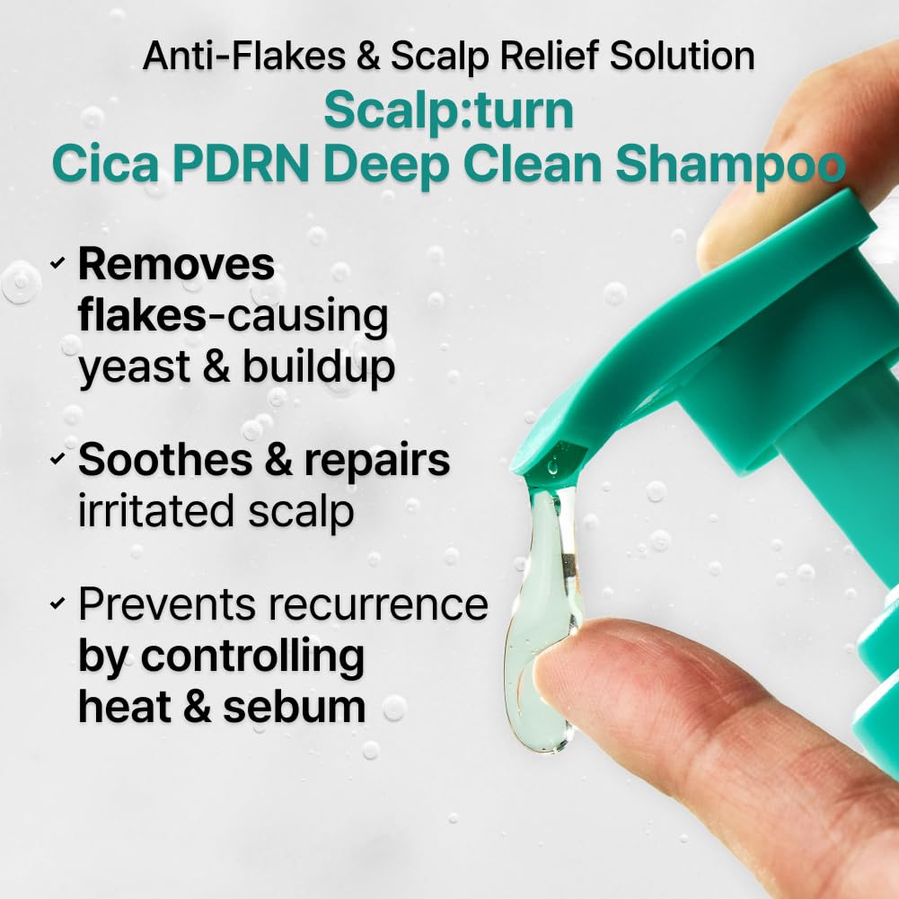 LILYEVE | Scalp: Turn Cica PDRN Deep Clean Shampoo - 500gr
