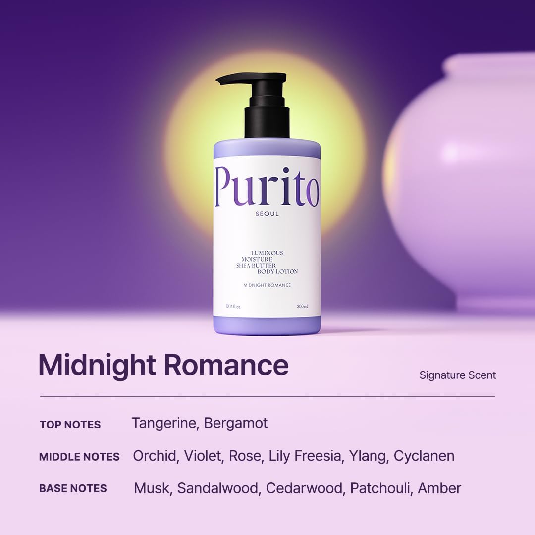 PURITO | Luminous Moisture Shea Butter Body Lotion Midnight Romance - 300ml