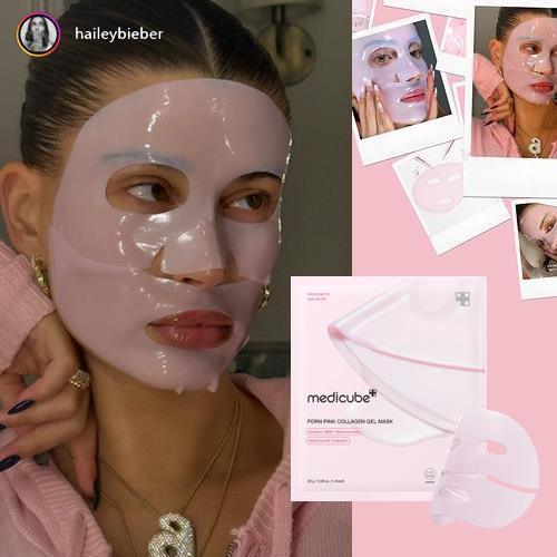 MEDICUBE | Salmon PDRN Pink Collagen Mask - 4 uds - InternationalCosmetic