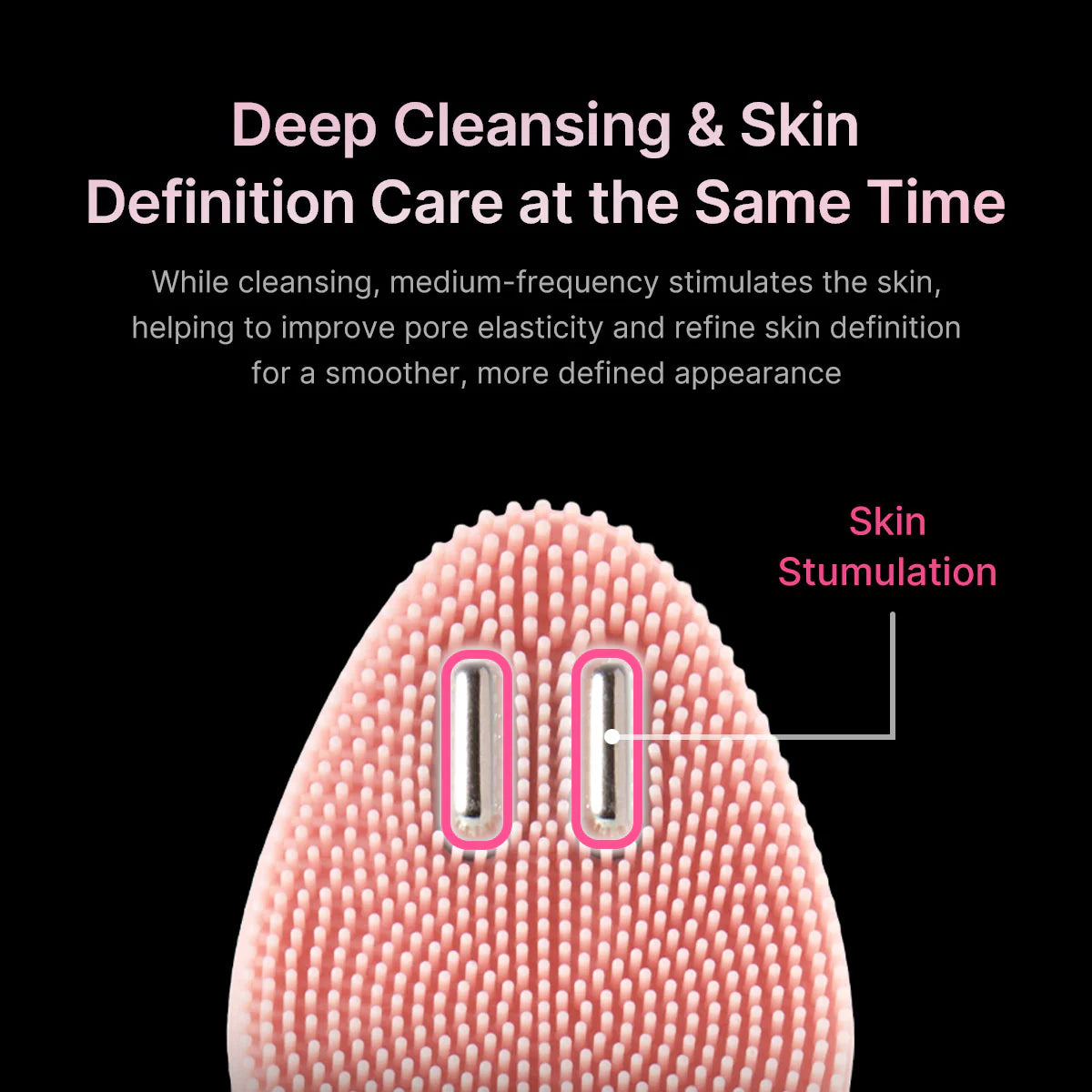 MEDICUBE | AGE-R Booster Facial Cleansing Device Head Pink