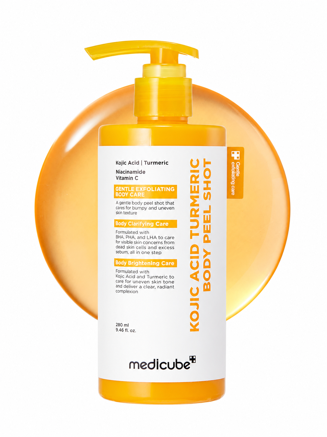 MEDICUBE | Kojic Acid Turmeric Body Peel Shot - 280ml