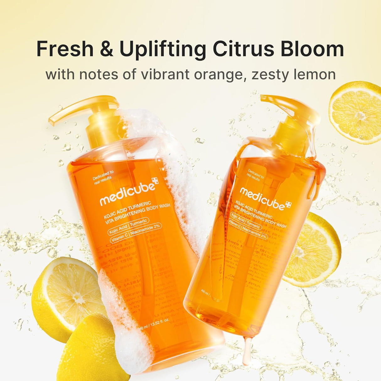 MEDICUBE | Kojic Acid Turmeric Vita Brightening Body Wash - 400ml
