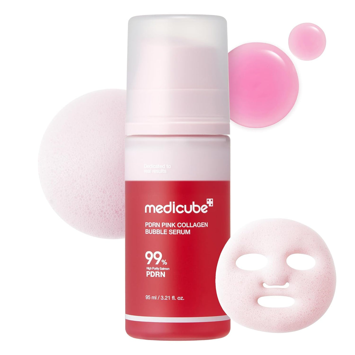 MEDICUBE | PDRN Pink Collagen Bubble Serum - 95ml