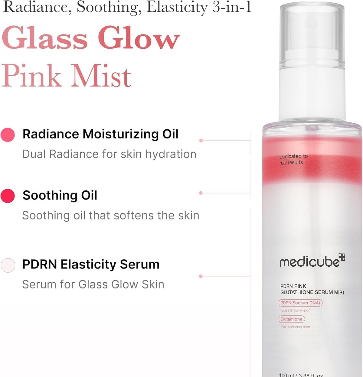 MEDICUBE | PDRN Pink Glutathione Serum Mist - 100 ml