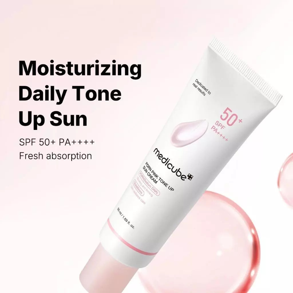 MEDICUBE | PDRN Pink Tone-Up Sun Cream SPF50+ - 50ml