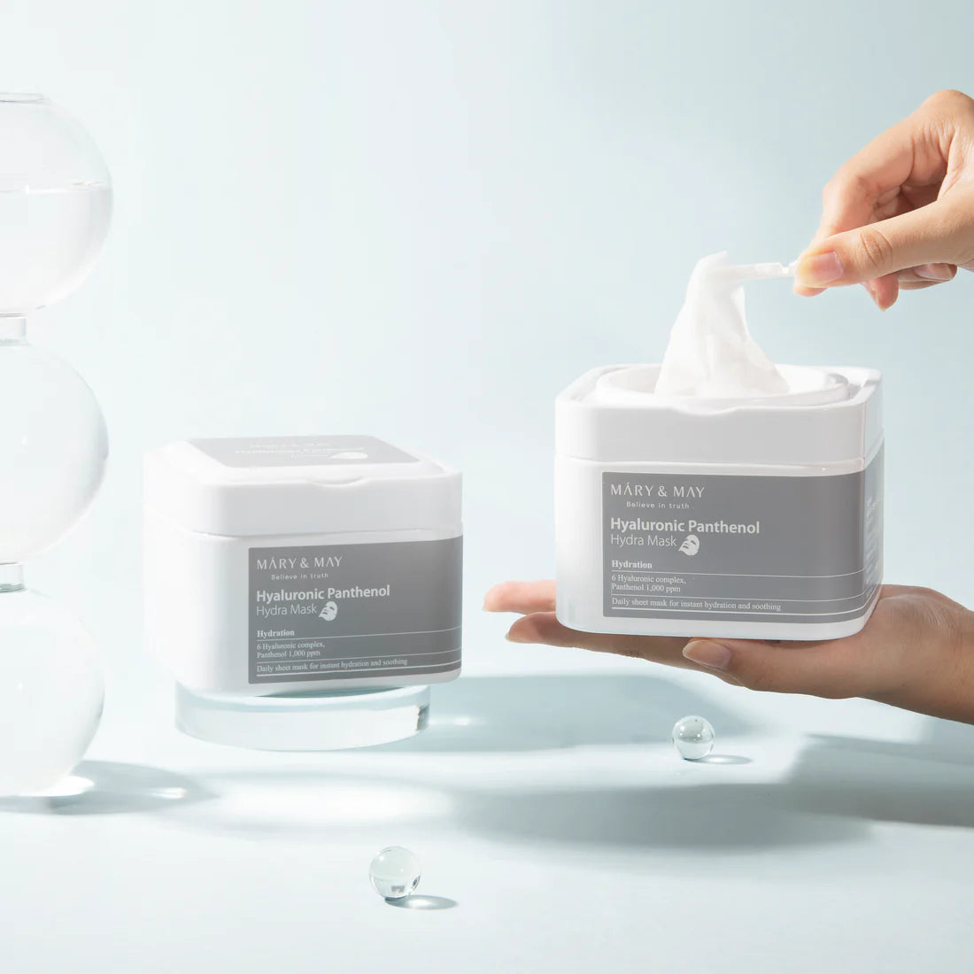 MARY & MAY | Hyaluronic Panthenol Hydra Mask - 400 ml