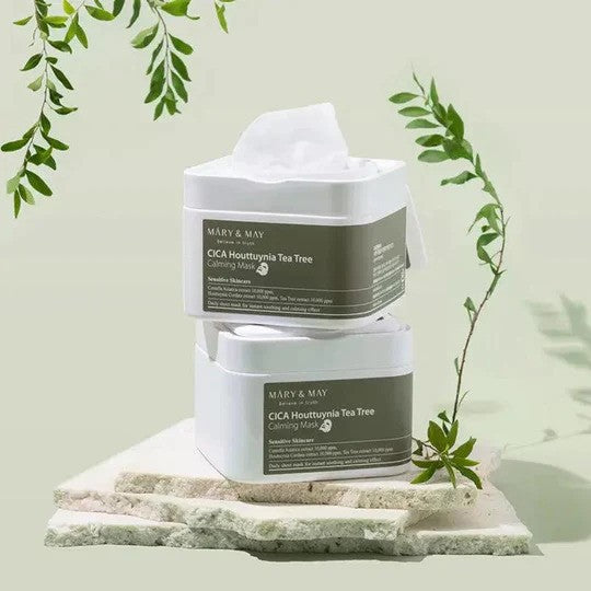 MARY & MAY | Cica Houttuynia Tea Tree Calming Mask - 30 ud