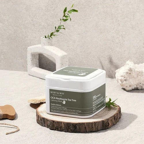 MARY & MAY | Cica Houttuynia Tea Tree Calming Mask - 30 ud