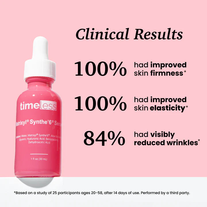 TIMELESS | Matrixyl Synthe 6 Serum + Hyaluronic Acid - 30ml - InternationalCosmetic