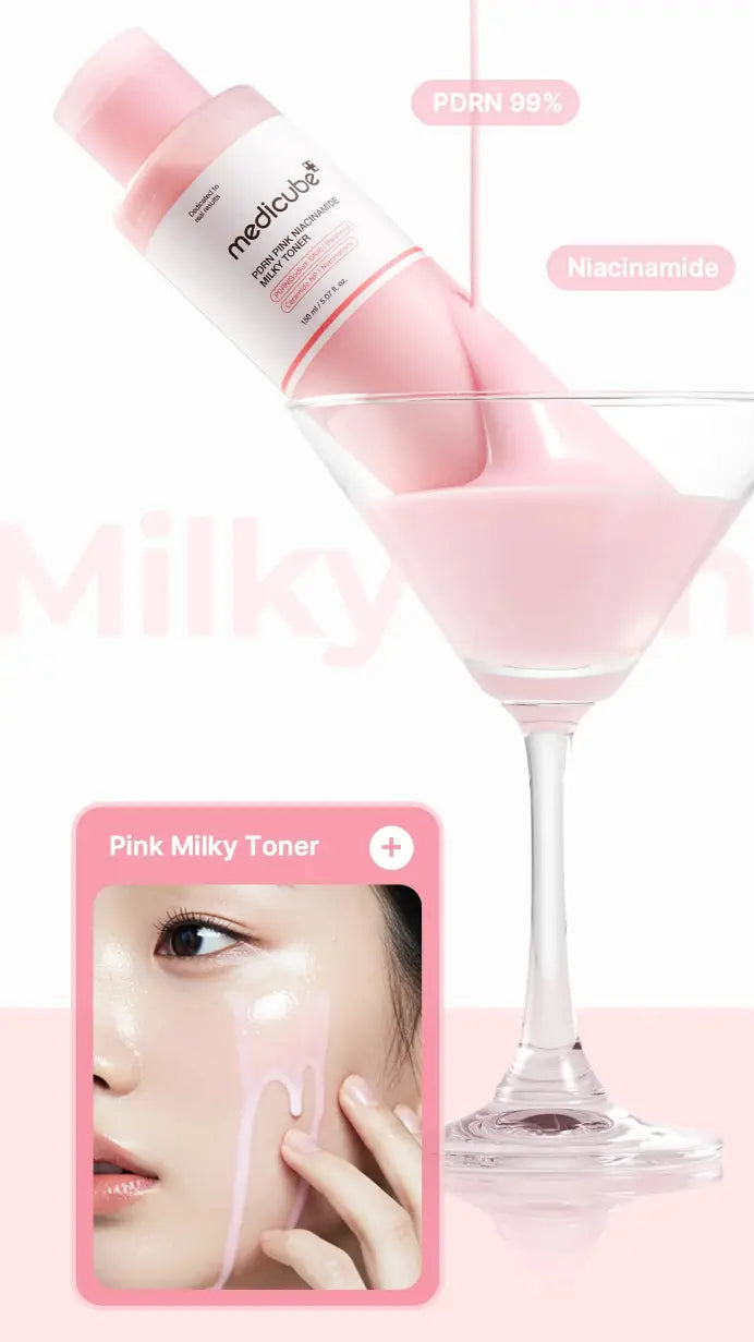 MEDICUBE | PDRN Pink Niacinamide Milky Toner - 150ml