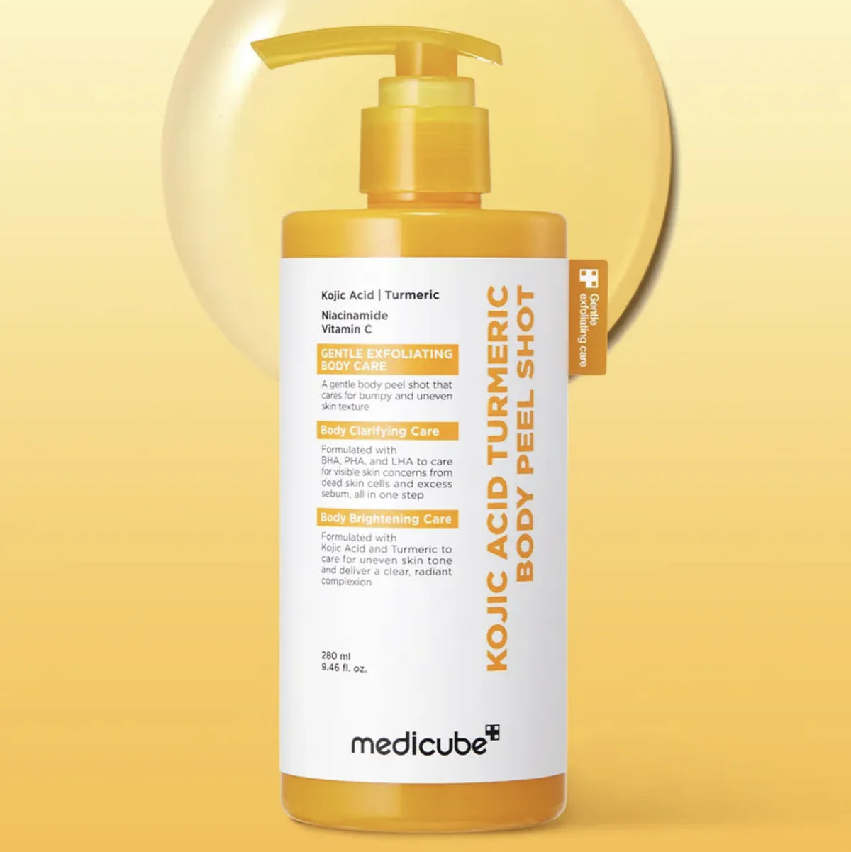 MEDICUBE | Kojic Acid Turmeric Body Peel Shot - 280ml