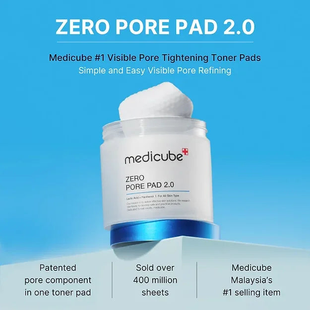 MEDICUBE | Zero Pore Pad 2.0 - 70 ud - InternationalCosmetic