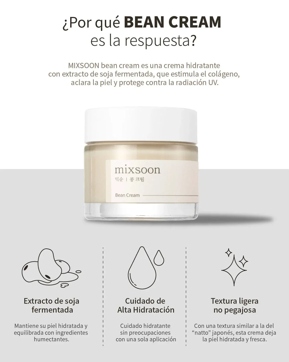 MIXSOON | Bean Cream - 50ml - InternationalCosmetic