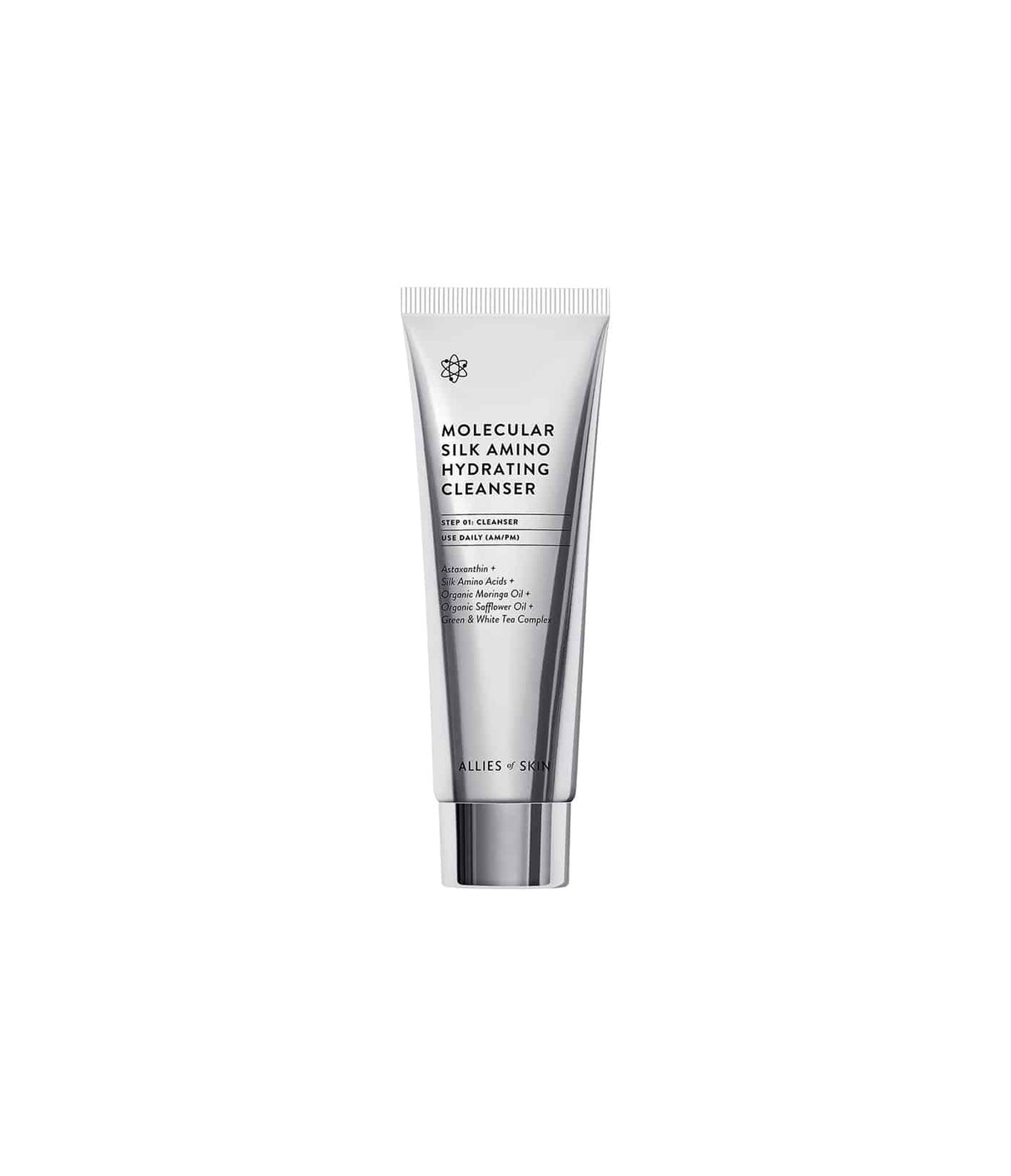 ALLIES OF SKIN | Formato de Viaje Molecular Silk Amino Hydrating Cleanser - 25ml - InternationalCosmetic