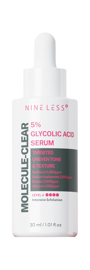 NINE LESS | 5% Glycolic Acid Serum - 30 ml