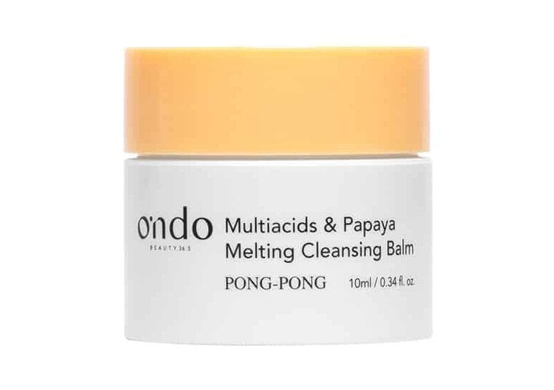 ONDO BEAUTY | Formato viaje Multiacids & Papaya Melting Cleansing Balm - 10 ml - InternationalCosmetic