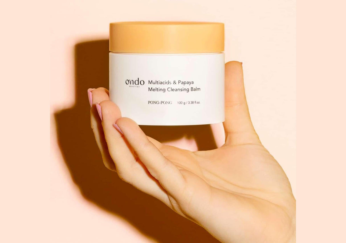 ONDO BEAUTY | Formato viaje Multiacids & Papaya Melting Cleansing Balm - 10 ml - InternationalCosmetic
